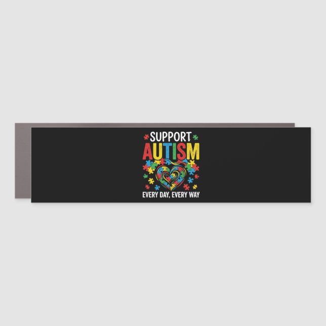 Autism awareness car magnet (Front)