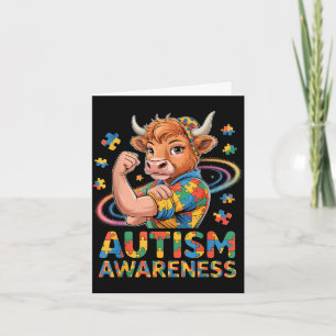Autism awareness  card