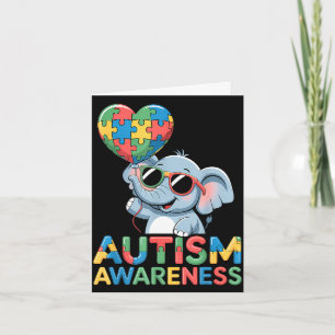Autism awareness  card