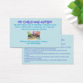 Autism Awareness cards (Desk)