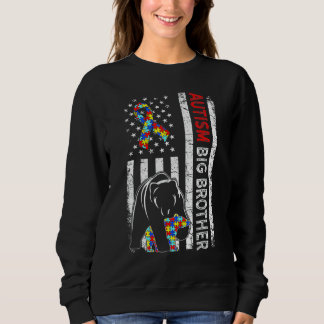 Autism Awareness Cat Face Wear Puzzle Sunglasses A Sweatshirt