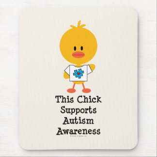 Autism Awareness Chick Mousepad
