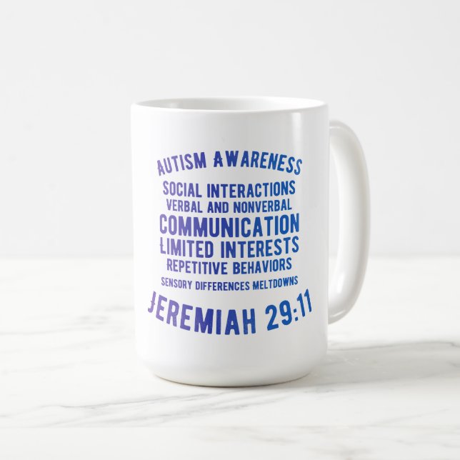Autism Awareness Classic Mug (Front Right)