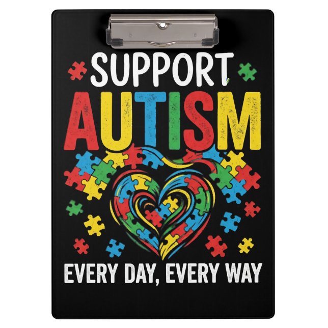 Autism awareness clipboard (Front)
