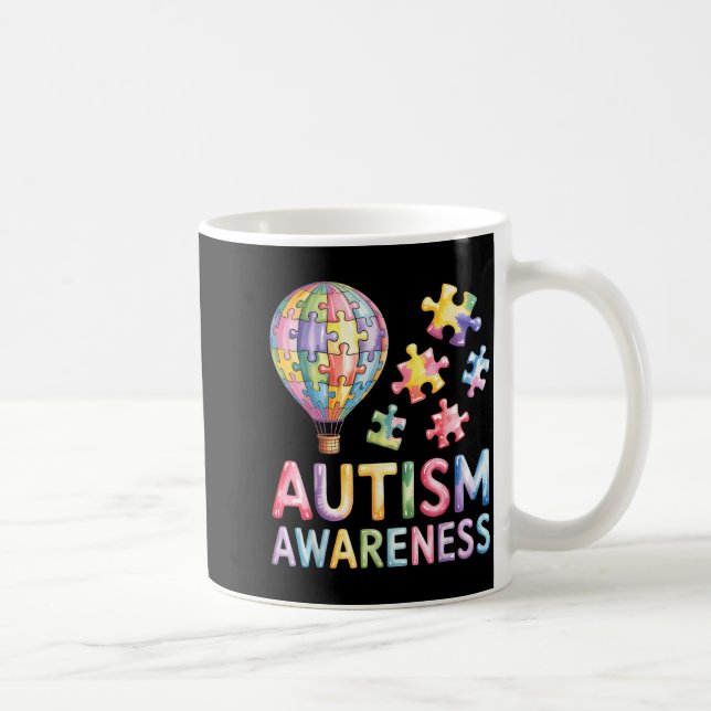 Autism awareness  coffee mug (Right)