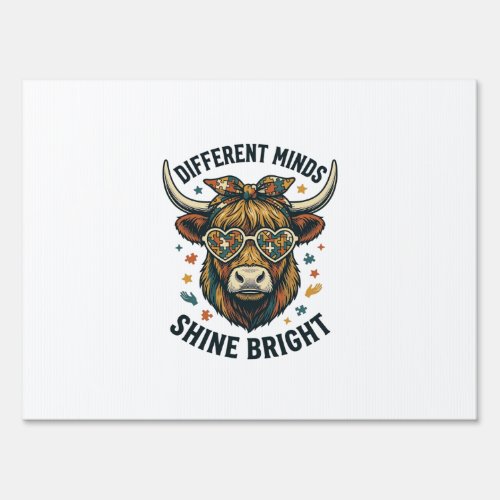 Autism Awareness Cow Vintage Engraving Support Des Sign