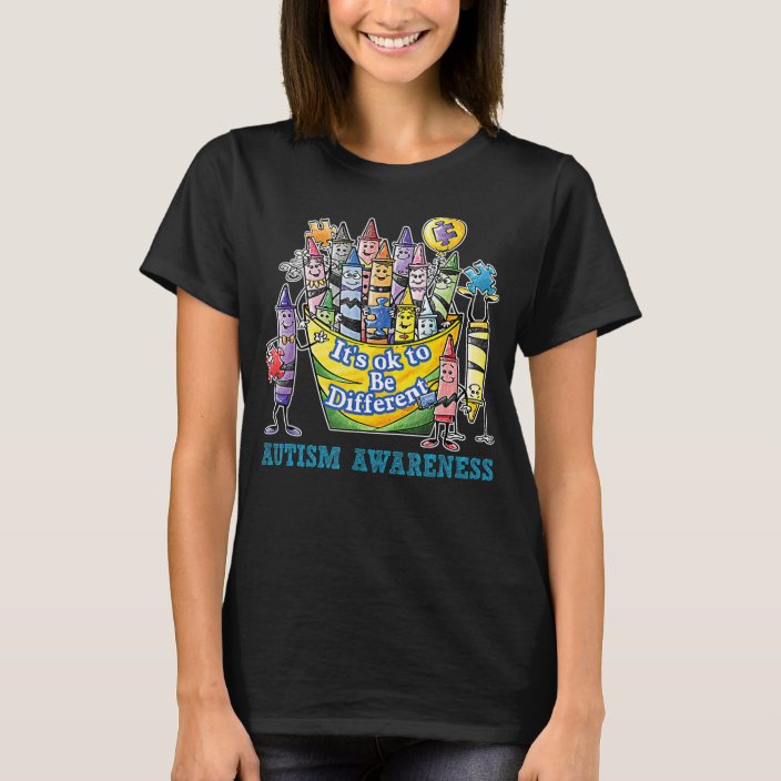 autism crayon shirt