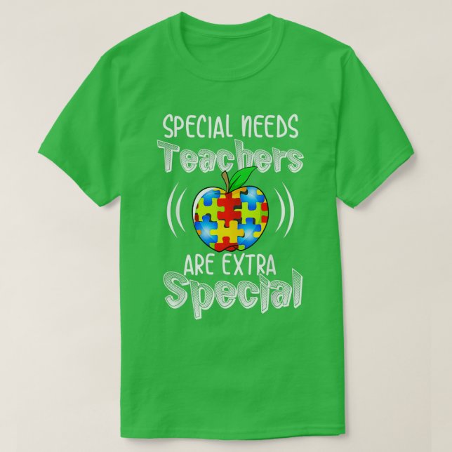 Autism Awareness Cute Autism Teachers Special Need T-Shirt (Design Front)