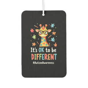 Autism Awareness Cute Giraffe Animal Its Ok To Be Air Freshener