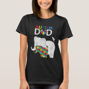 Autism Awareness Dad Father Autistic Kid Awareness T-Shirt
