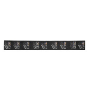 Autism Awareness Dad USA Flag Fathers day Satin Ribbon
