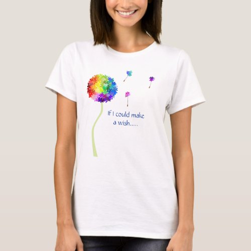Autism Awareness Dandelion Wishes T_Shirt