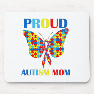 Autism Awareness Day Autism Mom Gift Proud Mom Mouse Pad
