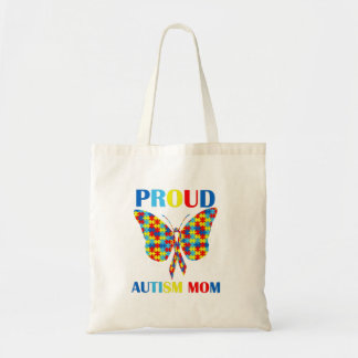 Autism Awareness Day Autism Mom Gift Proud Mom Tote Bag