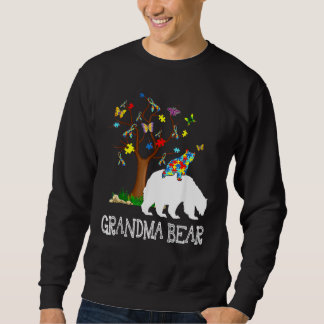 Autism Awareness Day Grandma Bear Support Autistic Sweatshirt