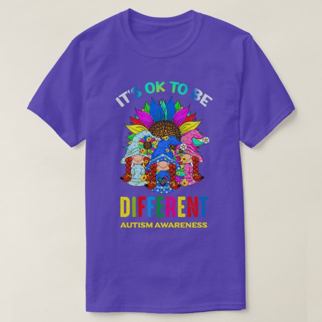 Autism Awareness Day Itx27s Ok To Be Different Cut T-Shirt (Design Front)