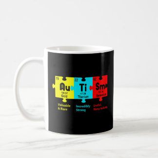 Autism Awareness Day Puzzle Chemical Element Chemi Coffee Mug