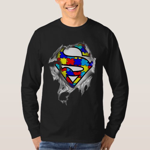 Autism Awareness Day Super Autism Color T_Shirt