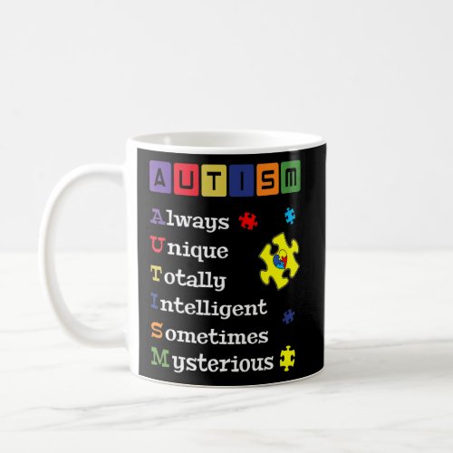 Autism Awareness Day Support Autism Kids For Mom D Coffee Mug
