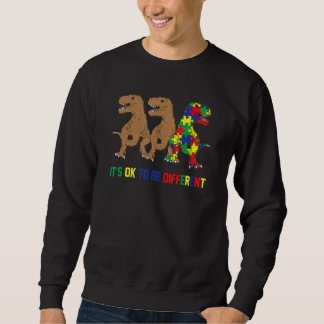 Autism Awareness Dinosaur  Dino  Boys Girls Kids Sweatshirt