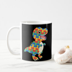 Autism Awareness Dinosaurs Coffee Mug