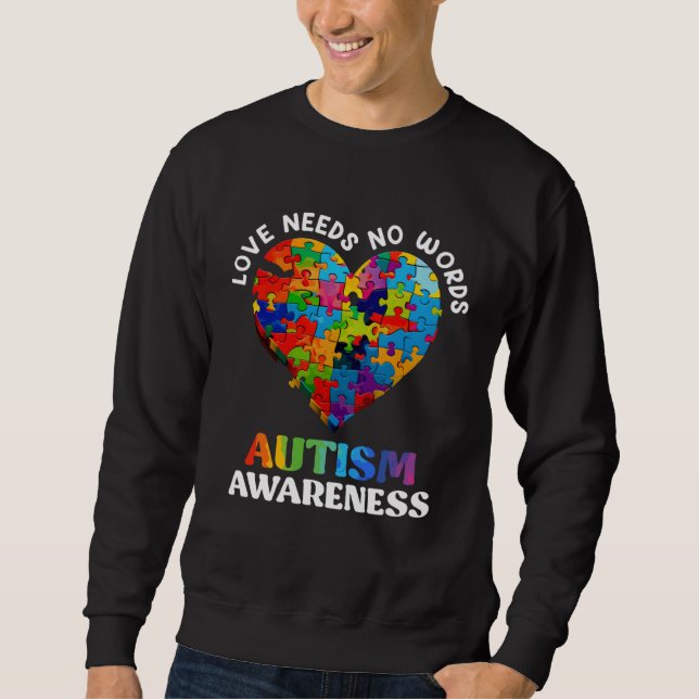 Autism Awareness Diversity Equality Autistic  1 Sweatshirt (Front)
