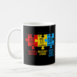 Autism Awareness Elements Periodic Table    Coffee Mug