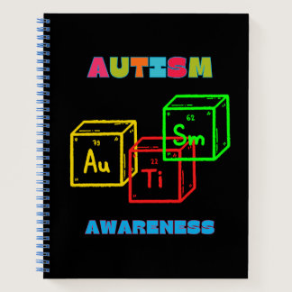 Autism Awareness Elements Periodic Table Notebook