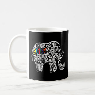 Autism Awareness Elephant  Coffee Mug