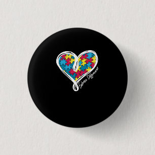 Autism Awareness Embrace Differences Shirt Button