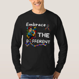 Autism Awareness Embrace Different Unmasking Autis T-Shirt