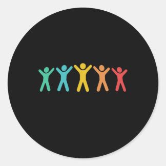 Autism Awareness Embrace Every Color Sticker