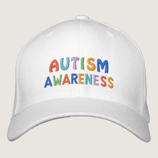 Autism Awareness Embroidered Baseball Hat