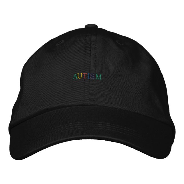 Autism Awareness Embroidered Hat (Front)