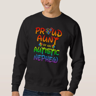 Autism Awareness Family Proud Aunt Of Autistic Nep Sweatshirt