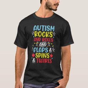 Autism Awareness Family Support Mom Autism Boys Gi T-Shirt