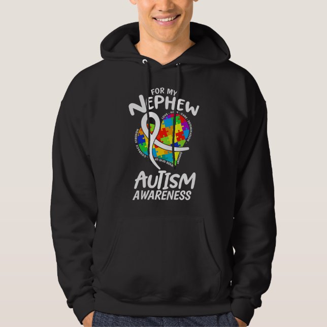 Autism Awareness For My Nephew Hoodie (Front)