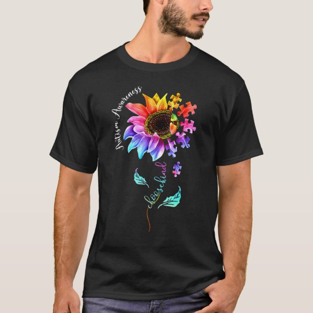 Autism Awareness For Women Mom Kid Teacher Choose  T-Shirt (Front)