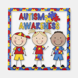 Autism Awareness Fridge Magnet