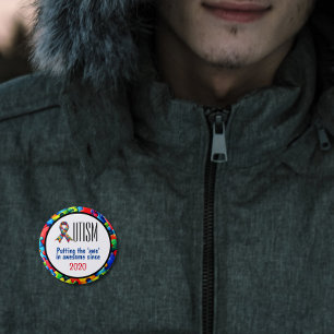 Autism Awareness funny Button