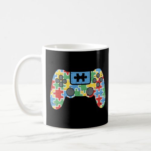 Autism Awareness Game Controller Autistic Gamer Bo Coffee Mug