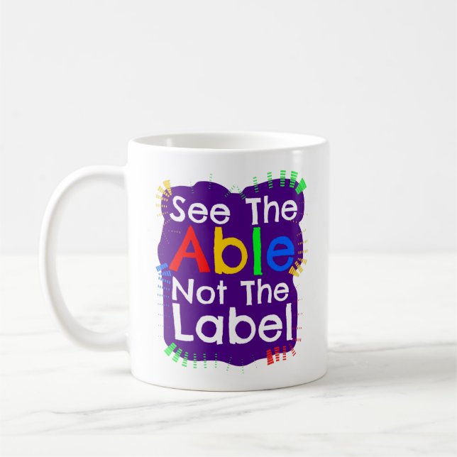 Autism Awareness Gifts Coffee Mug (Left)