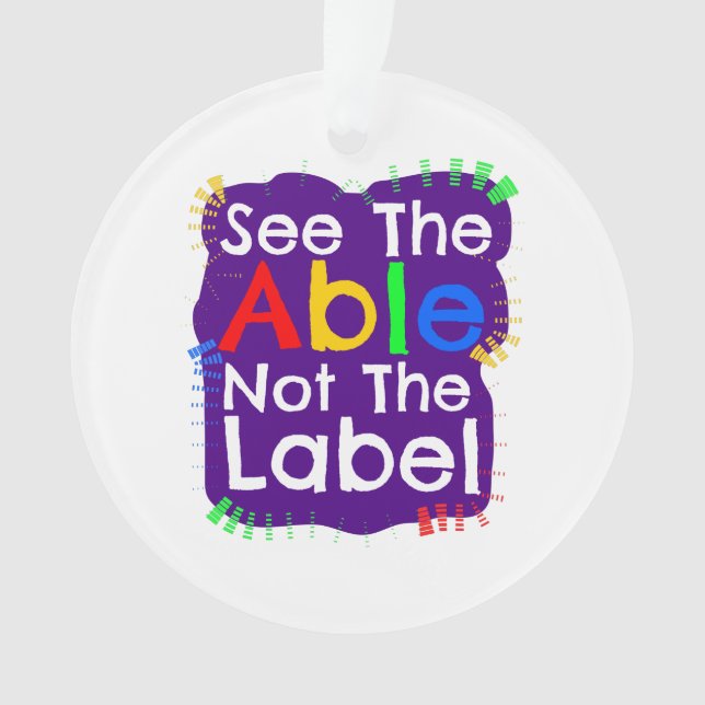 Autism Awareness Gifts Ornament (Front)