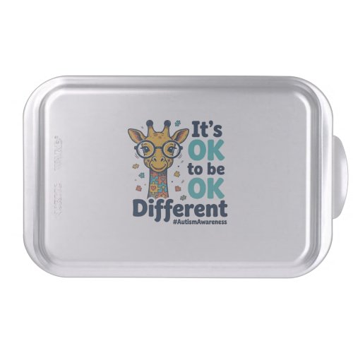 Autism Awareness Giraffe It’s OK to Be Different S Cake Pan