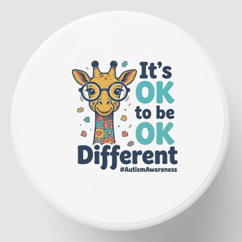 Autism Awareness Giraffe It’s OK to Be Different S Mini Candle Favors