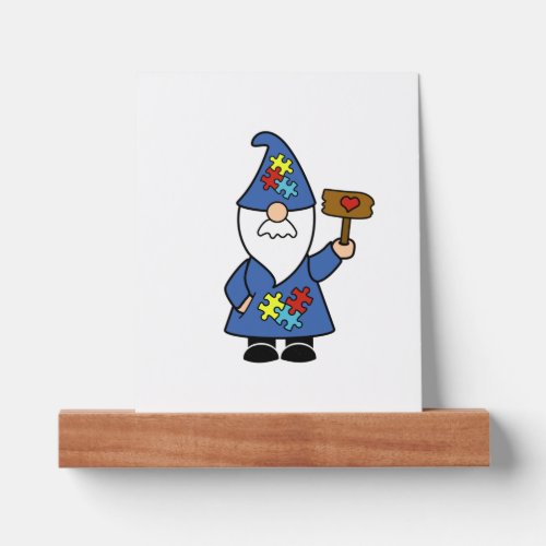 Autism Awareness Gnome   Picture Ledge