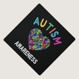 Autism Awareness Graduation Cap Topper