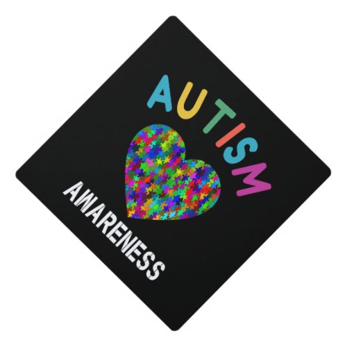 Autism Awareness Graduation Cap Topper