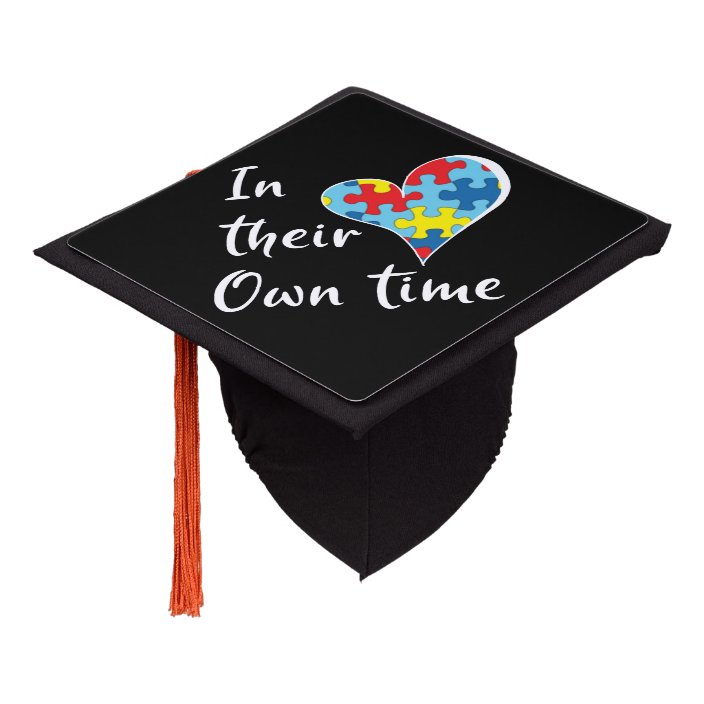 Autism Awareness Graduation Cap Topper