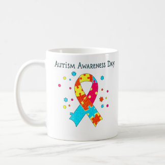 Autism Awareness Heart  Coffee Mug